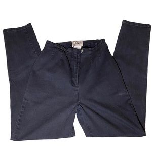 Vintage Forenza Super Slimmer High Waist Black Pants Size 10